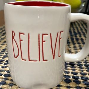Rae Dunn BELIEVE mug